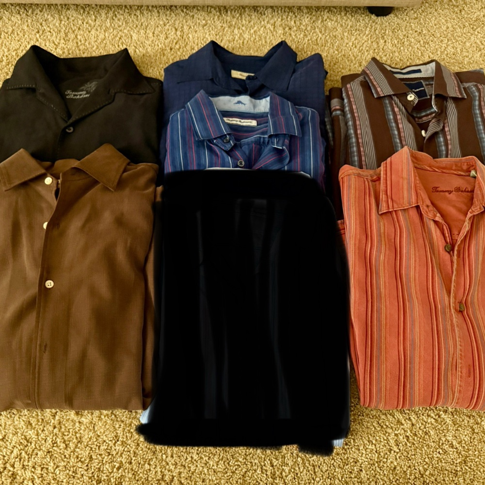 Tommy Bahama Casual Button Down Shirts (x6)